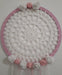 Atrapasueños Mandala Grande Crochet Rosa 1