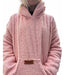 Oversize Lamb Fleece Unisex Hoodie Pajama 20