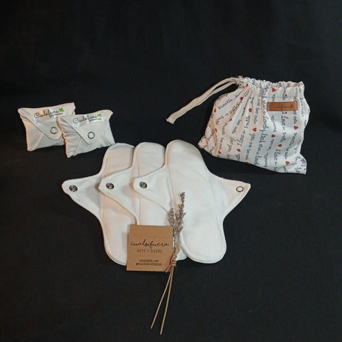 Reusable Menstrual Cloth Pads Pack X5 3