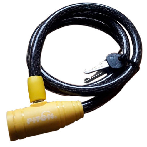 Piton Cable Lock 1200mm X 12mm - Genuine at Fas Motos 0