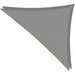 Toldo Vela Decorativa Triangular Gris 98% 2.5m X 3.5m X 3.9m 0