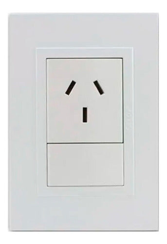 Kalop Modern White Zen 20A Light Switch 0