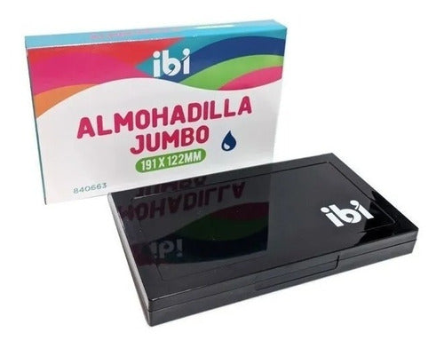 IBI Jumbo Inkless Stamp Pad 191 x 122 mm 0