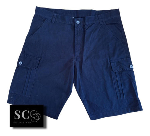 SC Indumentaria Bermudas Cargos De Gabardina Del Talle 42 Al 52 6