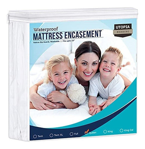 Utopia Bedding Zippered Mattress Protector - Protector D 0