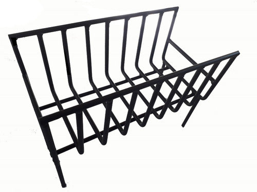 Solid Iron Fire Pit Grill 25 X 50 10mm Thick 0