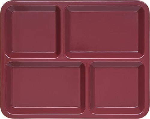 Carlisle KL44485 4-Compartment Café Tray 101516 82132 58 1