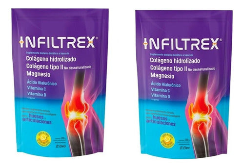 Infiltrex Combo X 2 Collagen Powder 300 Gr Bones And Joints 0