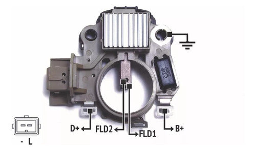 Mitsubishi Voltage Regulator Alternator RNMI 040371 0