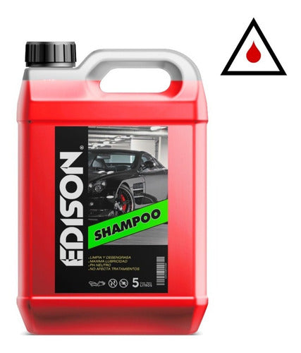 Edison Premium pH Neutral Cherry Scented Car Shampoo - 5L 1