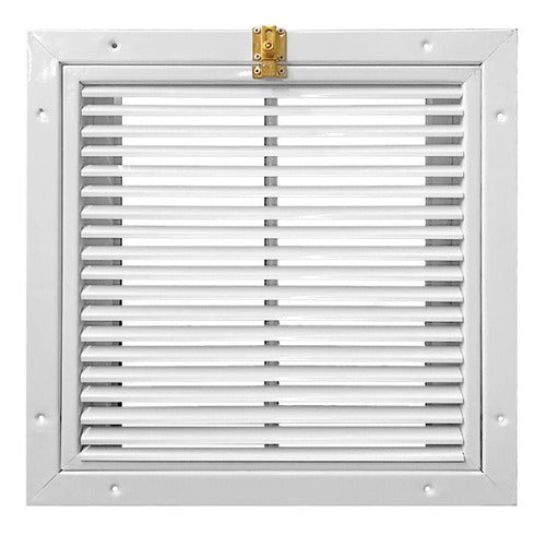 Suref 55x55 Ventilation Grille with Hinge and Filter Holder (Exterior 60x60) 0