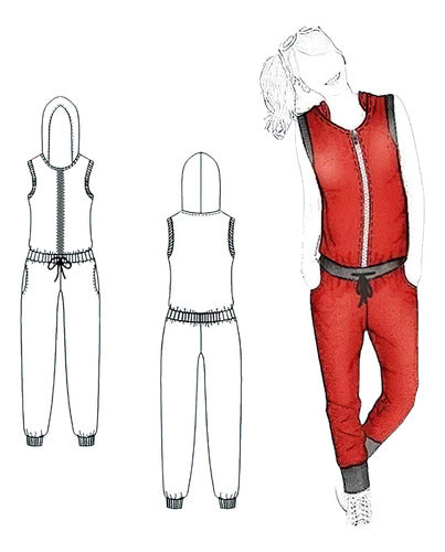 Moldery Textile Unicose - Women's Sports Jumpsuit 1302 0