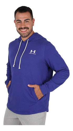 Under Armour Rival Terry Lc Hd Men's Hoodie in Green 1