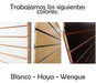 Maderas La Viruta Rapiwall Slat Wall Panel MDF 18mm 2.60x0.90 Wengue Oak 6