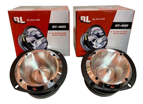 Blauline Tweeter Bala 400W BT-400 Car Audio Sound Pro Similar JBL X2 0