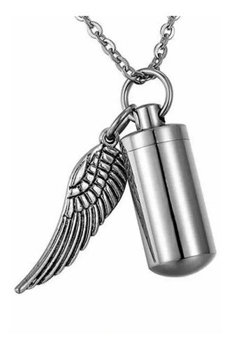 Cqlz Memorial Ashes Urn Necklace for Cremation Remembrance 0