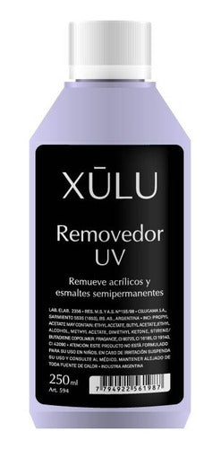 Xúlu Semi-Permanent Nail Polish Remover 250ml + Clips 1