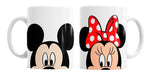 Combo 2 Tazas Mickey Y Minnie Disney Importadas Premium 0