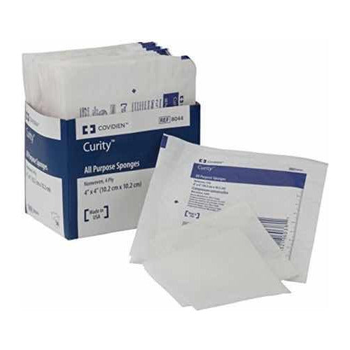 Curity Kendall Covidien Non-Woven Gauze 2u X Packet 1