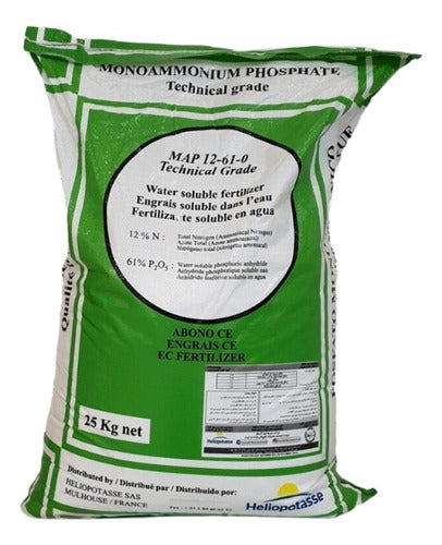 Fosfato Monoamónico - Fertilizante Hidrosoluble (25 Kg) 0