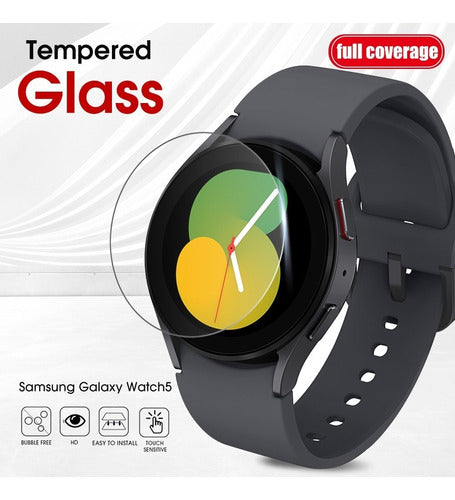 Samsung Galaxy Watch 4-5 Tempered Glass Screen Protector Lot of 2 0