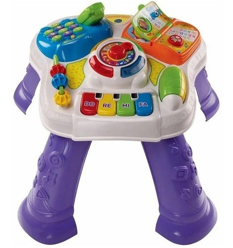 Mesita Didactica Juego Juguete Interactivo Para Bebe 2en1 6