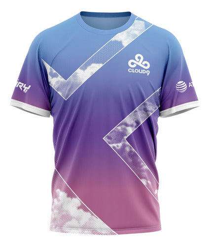 Camiseta Cloud9 Summer 2023 E-sports (Personalizable) 18