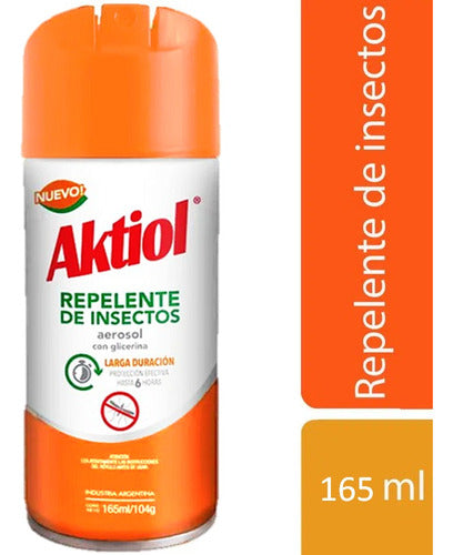 Mosquito Repellent Aktiol Aerosol Spray for Body 165mL 1