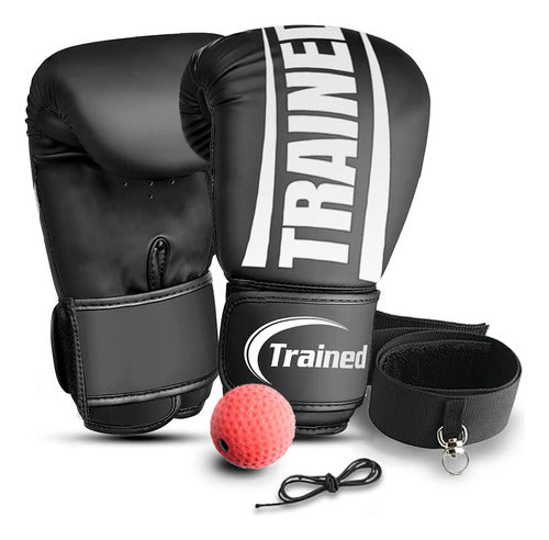 Trained Guantes De Boxeo Deportivos, 14 Onzas 0