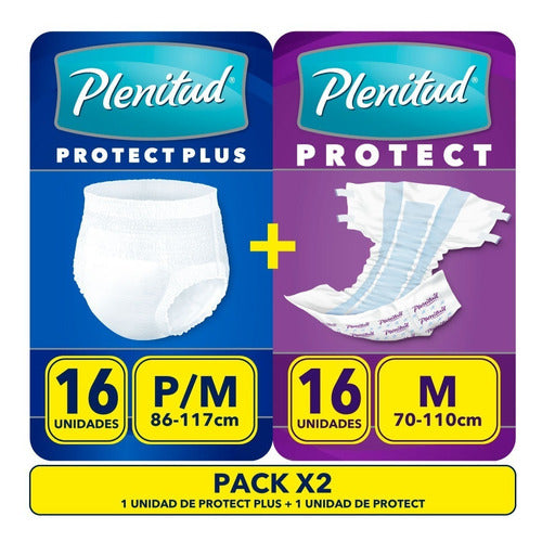 Plenitud Protect Plus + Protect Diaper Pack 2