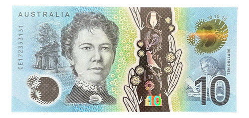 Australia - 10 Dollars - Year 2017 - P #63 - Plastic 2