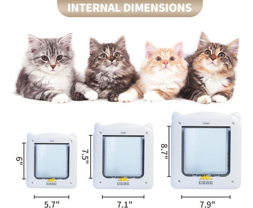 Zuagi Cat Door With 4-Way Lock 1