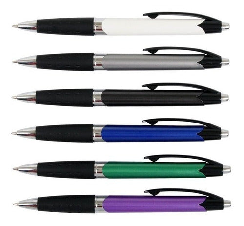 Micro Simball Ziro Ballpoint Pen Pack of 30 Units - Blue or Black 2