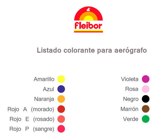 Fleibor Colorantes Para Aerografos X3 Decoración De Tortas 5