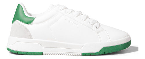 Kevingston Johny White Green Sneakers for Men 0