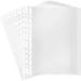 A4 Polyethylene Notebook Loose Leaf Paper with 11-Hole Reinforcement Band Pack of 100 Units 0