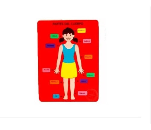 Eva Magic Educational Human Body Puzzle - Foam Toy 0