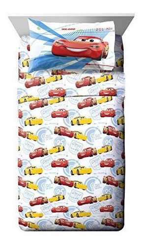 Jay Franco Disney Pixar Cars Friends To The Finish Blue Pajama Bag 0