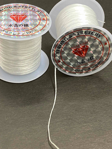 Elastic Crystal Thread Bracelet Making Cord, 6 Rolls by Gatuvia 4