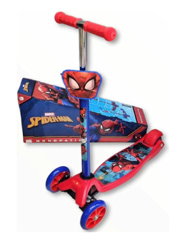 Adjustable Height Spiderman Scooter with Reinforced Structure 1