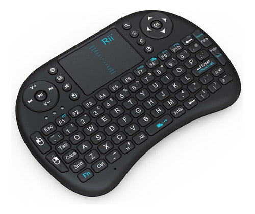 Rii I8 Mini Wireless Keyboard Touchpad 24GHz Mouse for PC Pillow 1