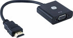 Adaptador Ge Hdmi A Vga, Full Hd 1080p 4k Ultra Hd, Diseño 1