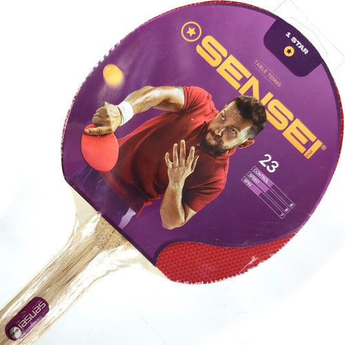 Sensei 1 Star Table Tennis Paddle 0