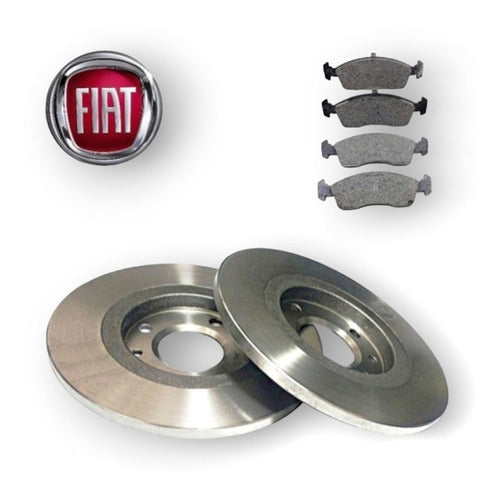 Kit Brake Discs and Pads Fiat Uno Sporting Attractive 0