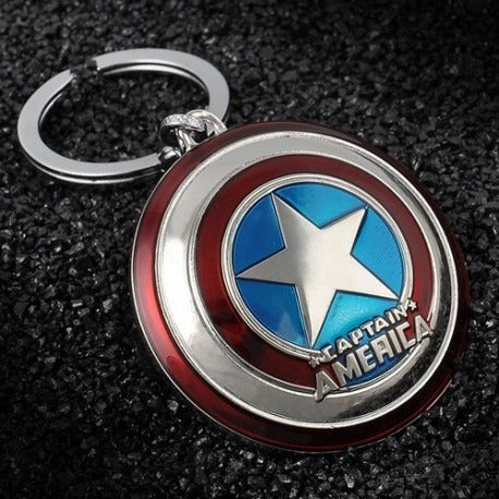 Metal Keychain Captain America Shield Marvel Coketa Coketo 1