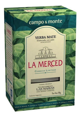 La Merced Pack X 12 Unid. Yerba Campo M Oc 500 Gr 0