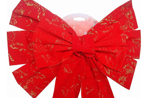 Christmas Fabric Gift Ribbon/Door Decoration Tree Ornament Etc 1