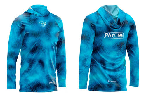 Payo Remera Secado Rápido Proteccion UV Pattern Celeste Cian 0