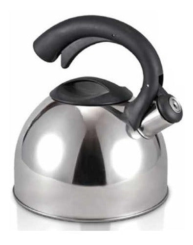 Whistling Stainless Steel Kettle 2.5L Coffee Tea Mate Water New 0