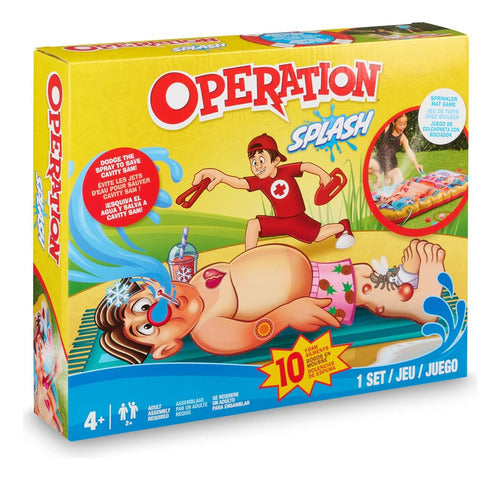 Hasbro Operation Splash Water Launcher Game Sprinkler 0